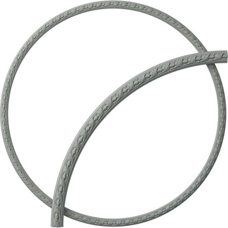 Ekena Millwork 59 3/8-in. OD x 55 1/8-in. ID x 2 1/8-in. W x 7/8-in. P Milton Ceiling Ring Kit CRK59MI